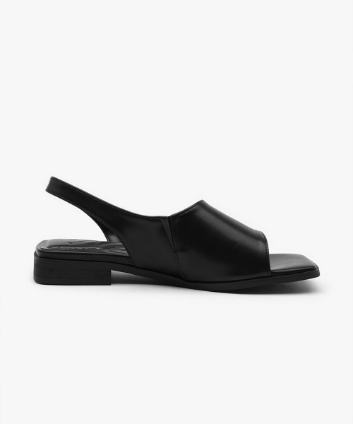 카이라 스퀘어 사이드 오픈 샌들 (2cm)