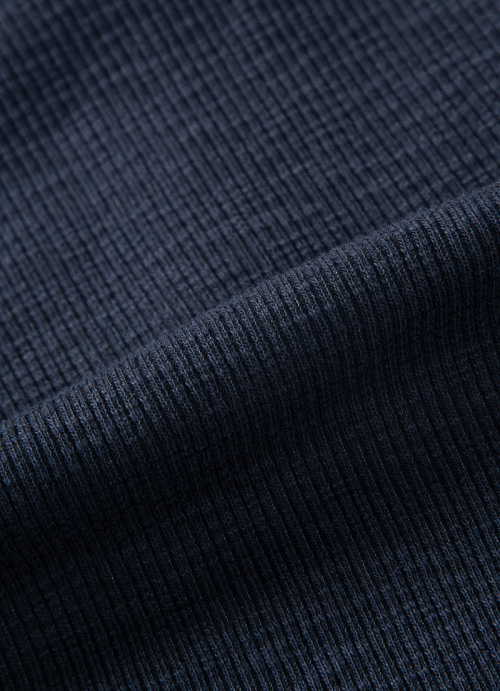 HALF IVY COLLAR TEE / NAVY
