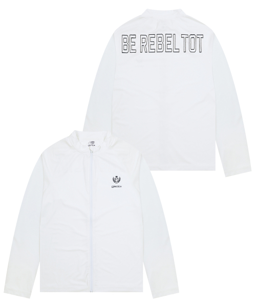 GT143 레벨 집업 래쉬가드 (WHITE)
