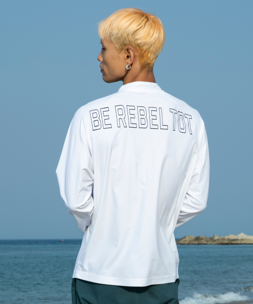 GT143 레벨 집업 래쉬가드 (WHITE)