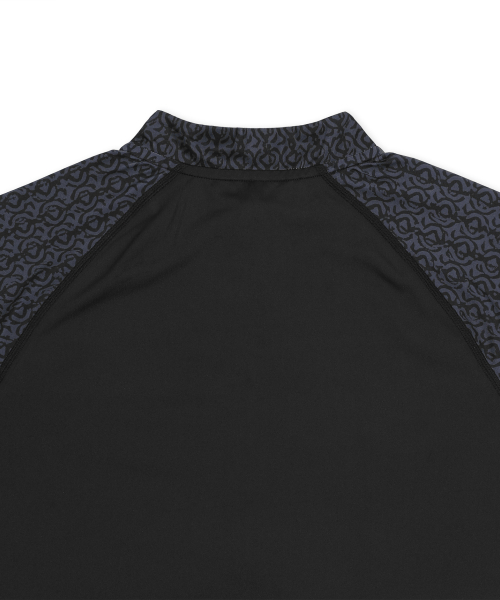 GT146 네이티브 패턴 집업 래쉬가드 (BLACK)