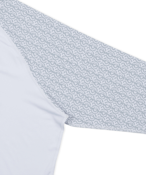GT146 네이티브 패턴 집업 래쉬가드 (WHITE)