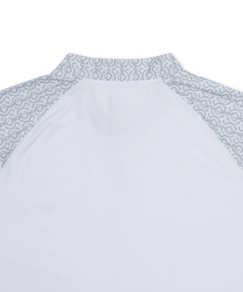 GT146 네이티브 패턴 집업 래쉬가드 (WHITE)