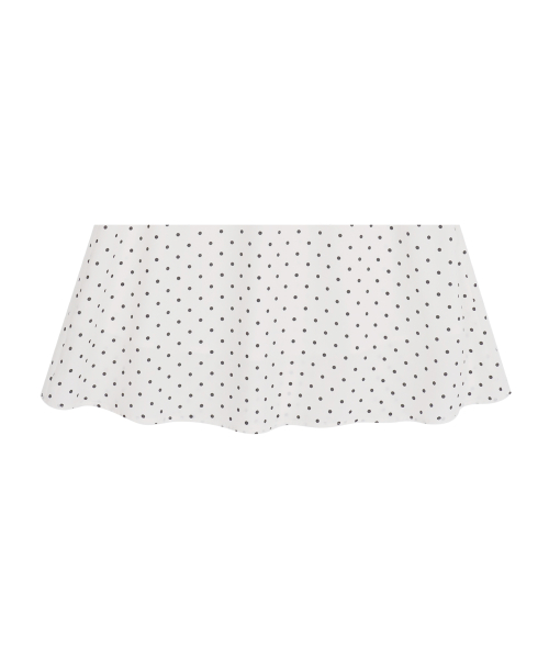 Dot Flare Midi Skirt