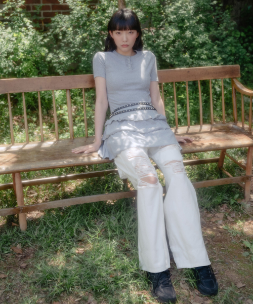 프릴 캉캉 레이어드 원피스