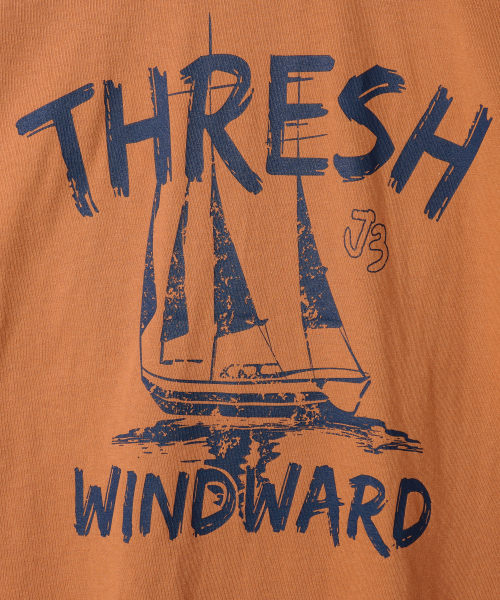 Wind Short T-shirt Brick JIST2639