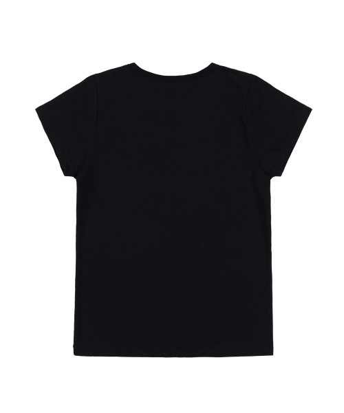 FRILL LAYERED DOT TEE (BLACK) F25QB129
