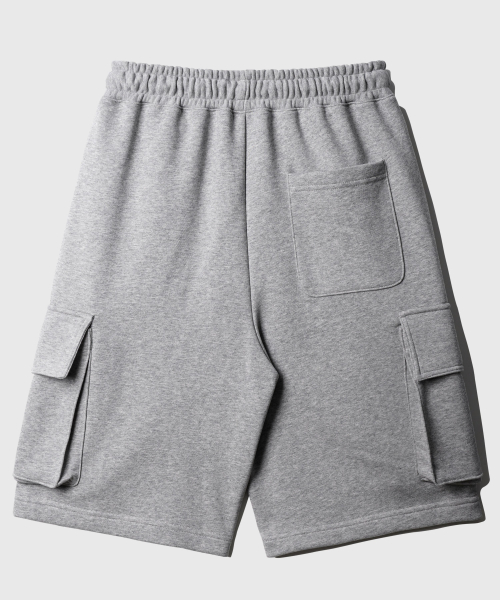 Flash Summer Cargo Half Pants Gray KJSP2560