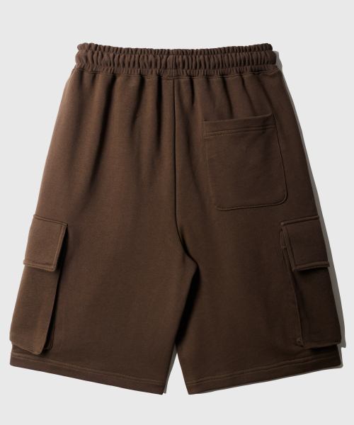 Flash Summer Cargo Half Pants Brown KJSP2560