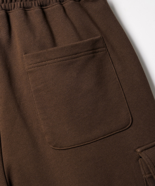 Flash Summer Cargo Half Pants Brown KJSP2560
