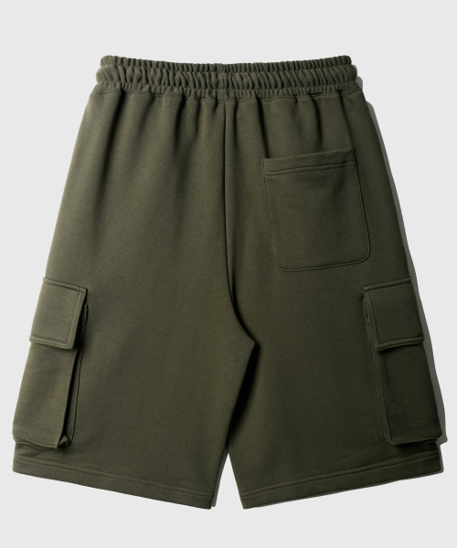 Flash Summer Cargo Half Pants Khaki KJSP2560