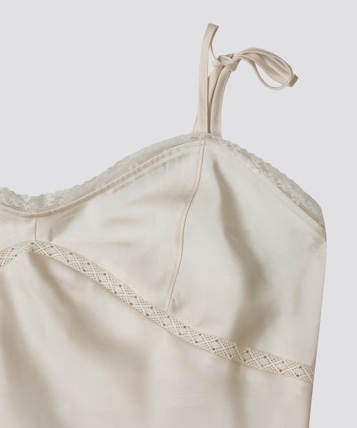 [Archivepke x Ribbonbit] Veil dress(Cream)