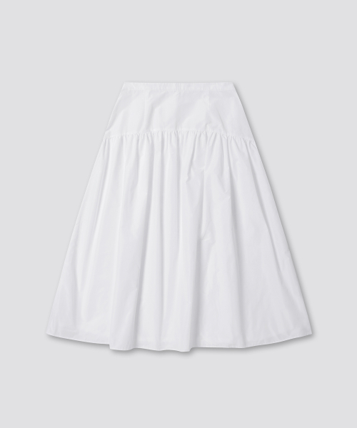 [Archivepke x Ribbonbit] Sway long skirt(White)