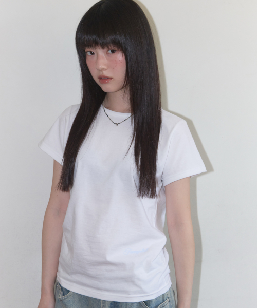 REBIRTH OF HEAVEN CROP TEE (BLUE) F25QB135