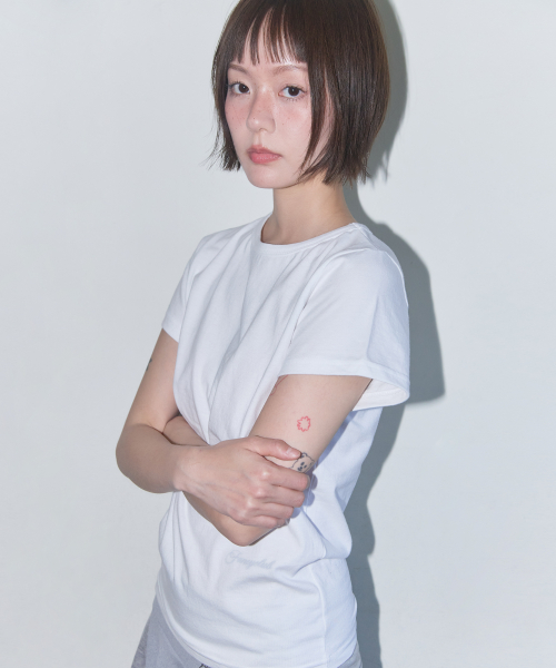 REBIRTH OF HEAVEN CROP TEE (GRAY) F25QB135