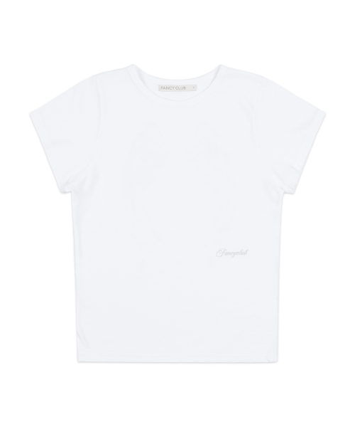REBIRTH OF HEAVEN CROP TEE (GRAY) F25QB135