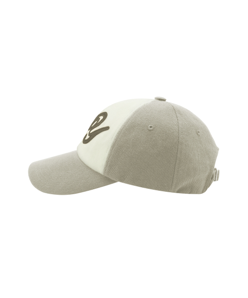FY PATCH BLOCK BALL CAP (BEIGE) F25QE994