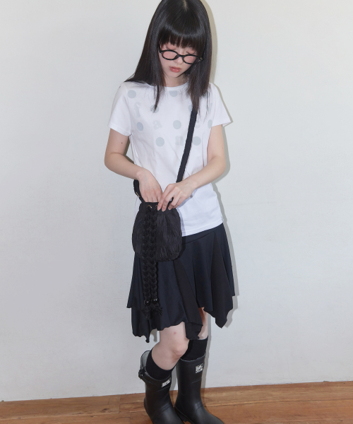 ROPE STRING MINI CROSS BAG (BLACK) F25QE999
