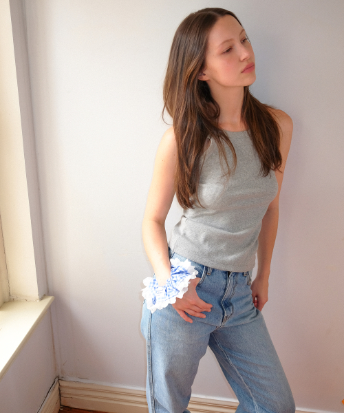 Day Sleeveless_Melange Gray