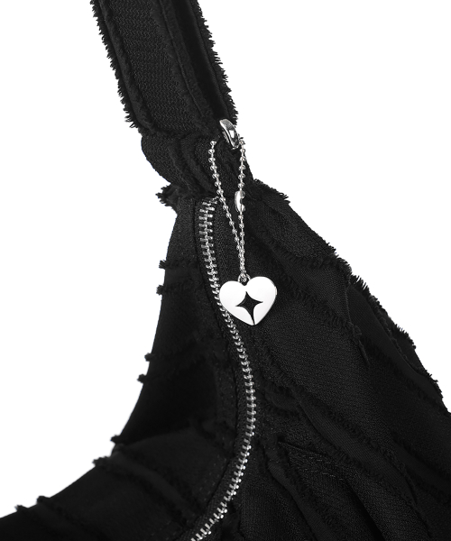 LASSIE BAG - FRINGE BLACK