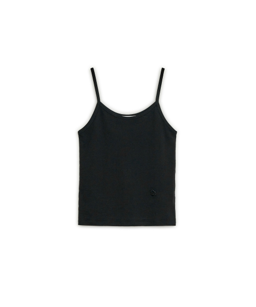 Sunburn Basic Sleveless Top, BLACK