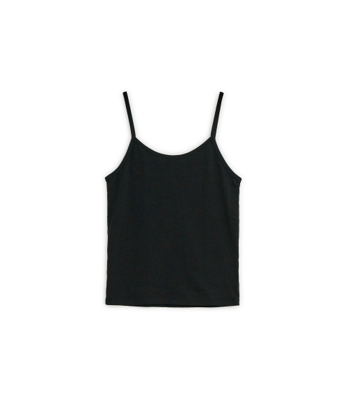 Sunburn Basic Sleveless Top, BLACK
