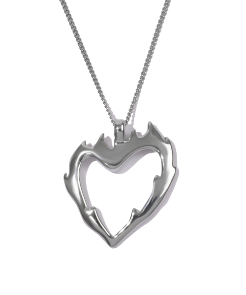 Burning heart Necklace
