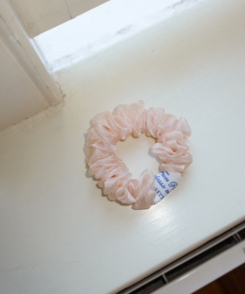 Pluto Scrunchie_Apricot
