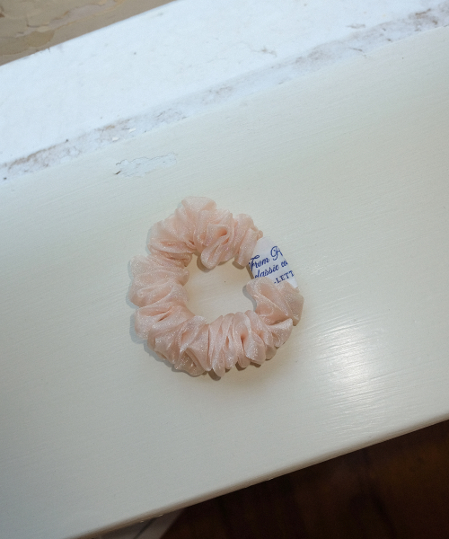 Pluto Scrunchie_Apricot