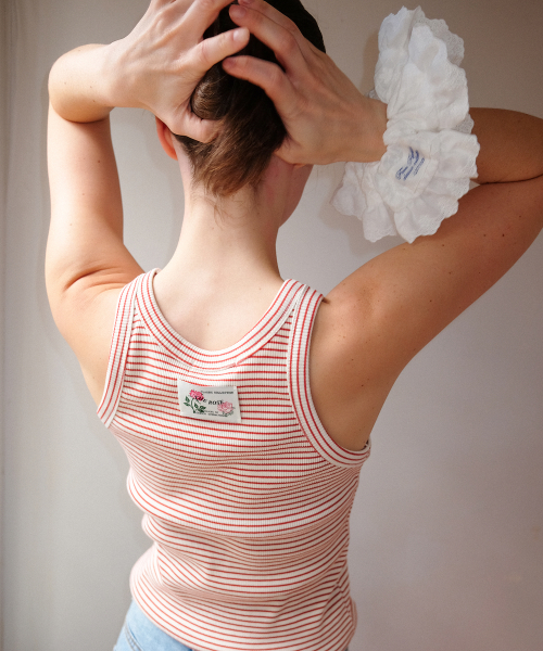 Jasmin Scrunchie_White