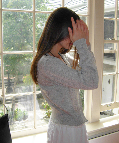 Santorini Cardigan_Melange Gray