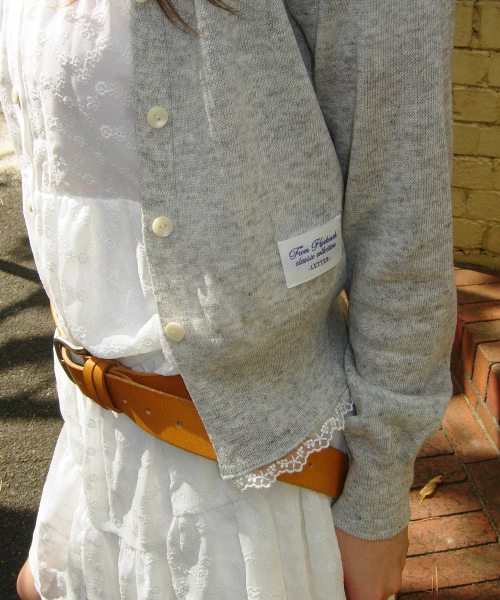 Santorini Cardigan_Melange Gray