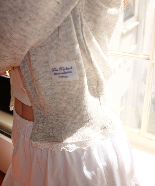 Santorini Cardigan_Melange Gray