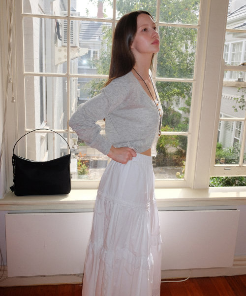 Santorini Cardigan_Melange Gray