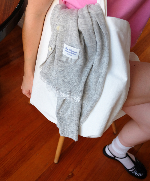 Santorini Cardigan_Melange Gray