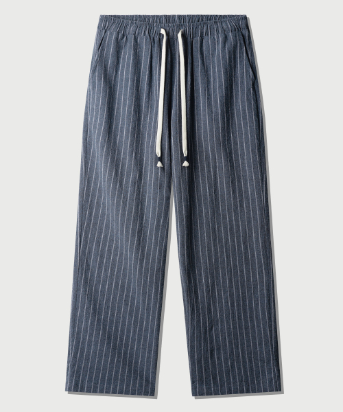 Summer Striped Wide Pants Blue MMLP2628