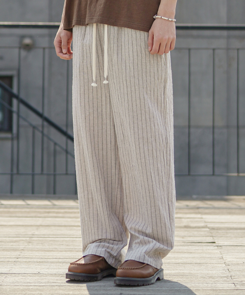[2PACK] Summer Striped Wide Pants MMLP2628