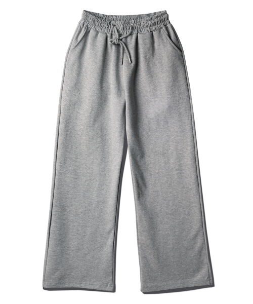 Airy Flare Sweat Pants Gray JULP2626