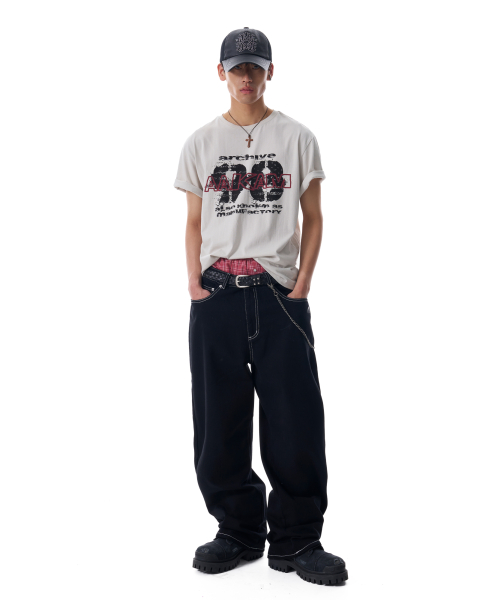 Painted 98 Half Top (Light Gray)