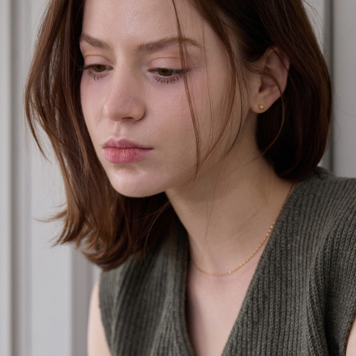 [실버925] 파인 니트 체인 목걸이
