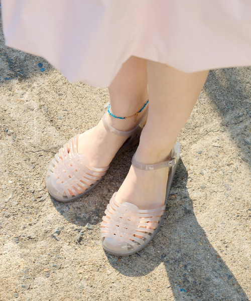 GLAIR STRAPPY SANDALS(CLEAR) - 5 colors