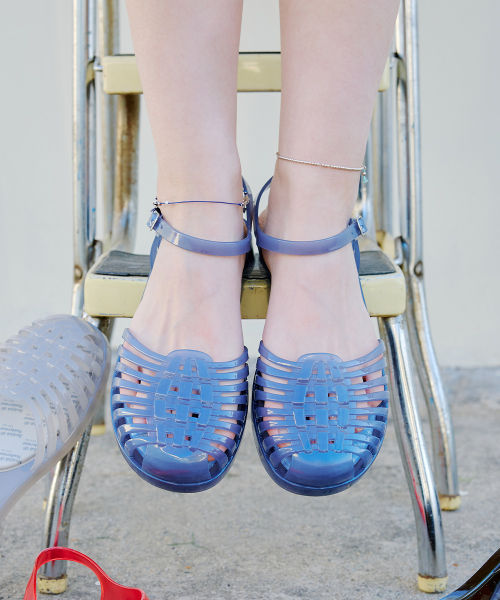 GLAIR STRAPPY SANDALS(CLEAR) - 5 colors