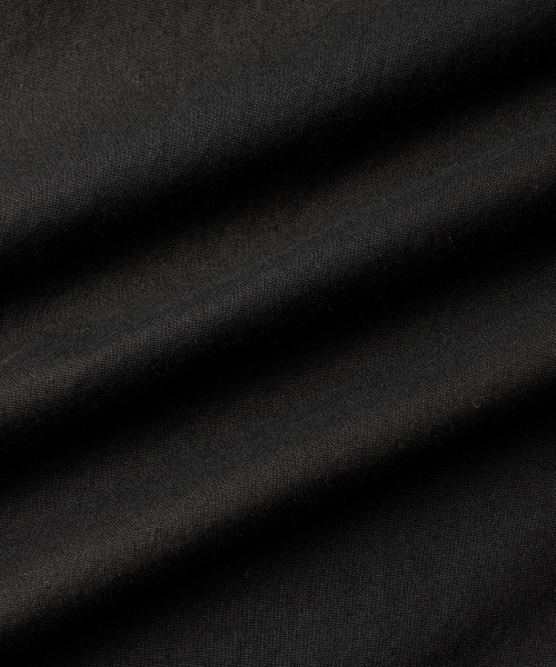 Bliss Open Collar Half Shirt Black NSSS2633