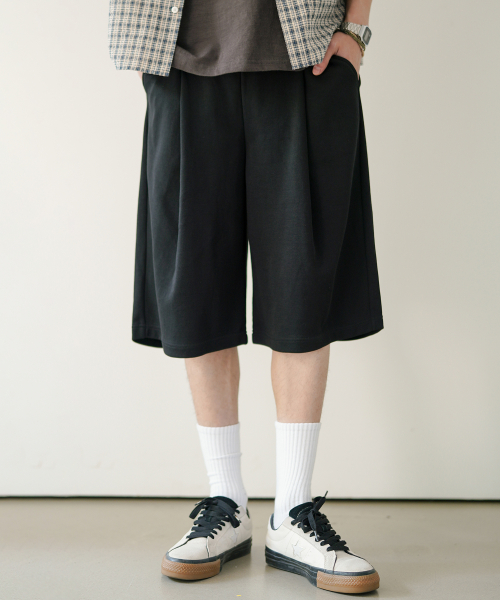 [2PACK] Light Deep Tuck Half Pants OYSP2625