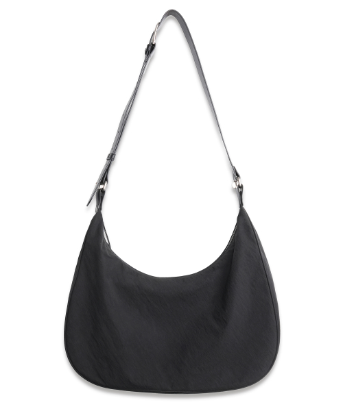 Leather Mix Two Pocket Cross Bag