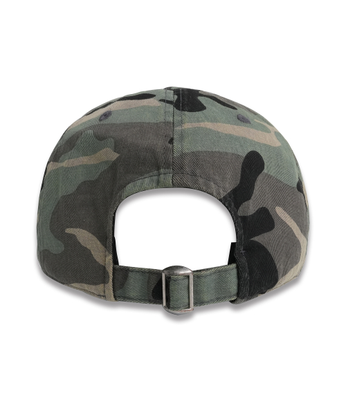 Vintage Washed Denim Ball Cap CAMO
