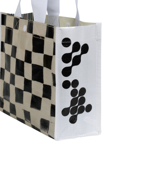 TCM check mini multi bag (white)