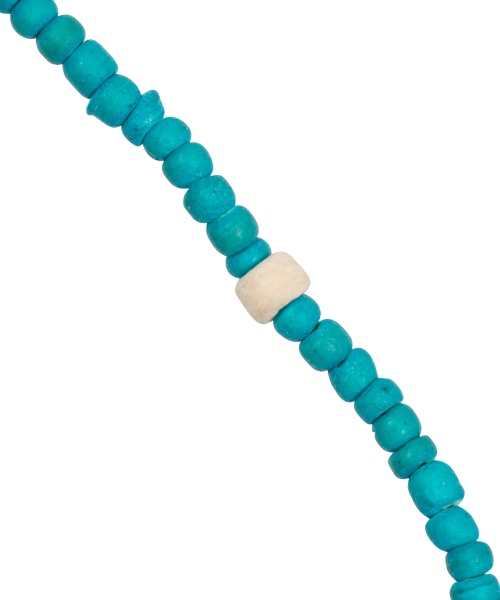 TCM dot ball necklace (blue)
