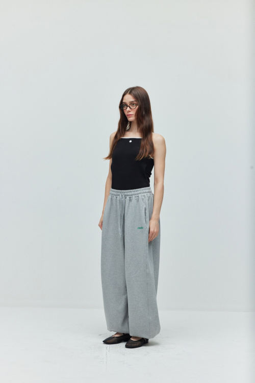 Rose ribbed top_black
