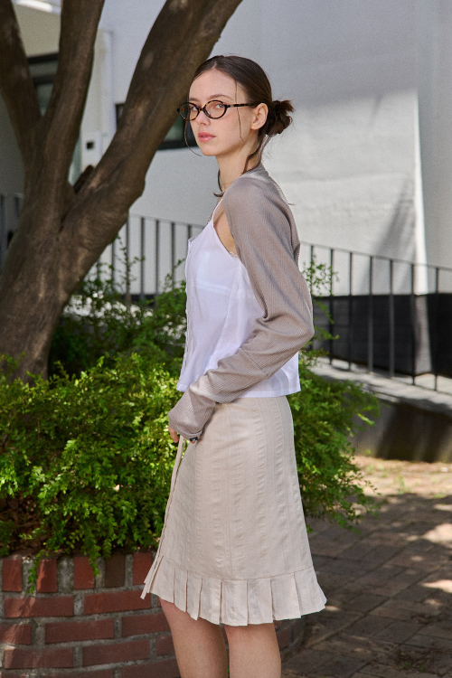 BERRY BOLERO-ASH BEIGE